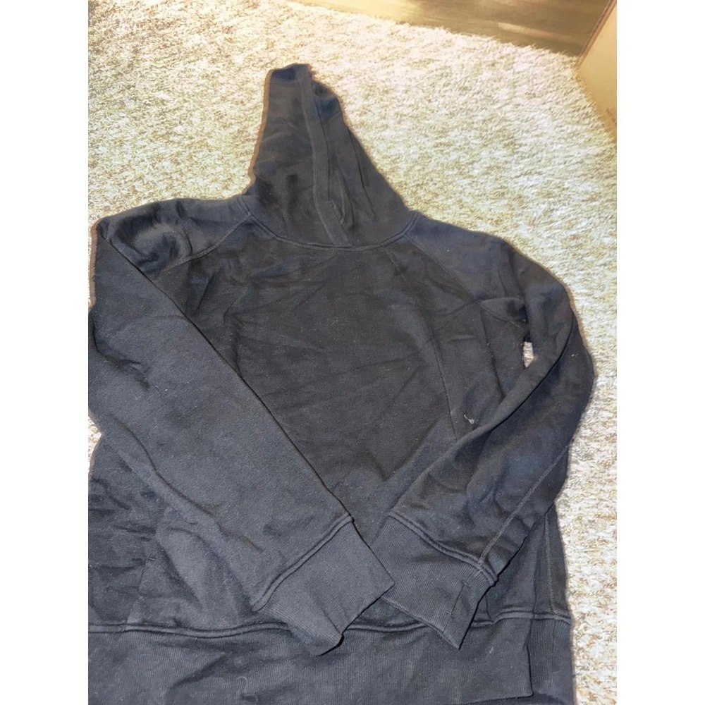 Zyia Active Black Raglan Sleeve Fleece Lined Hoodie Sweatshirt XXL